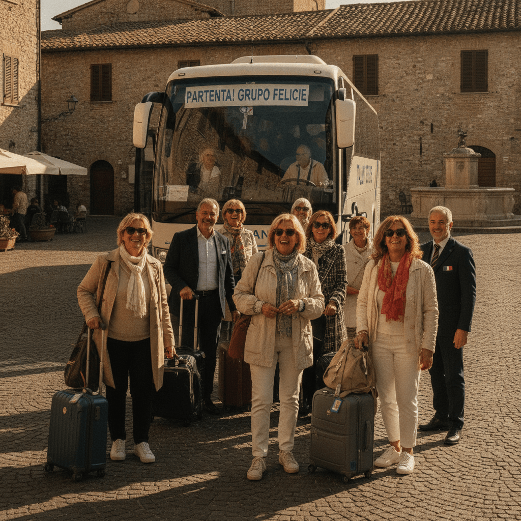 Gruppo in partenza con MilleStrade